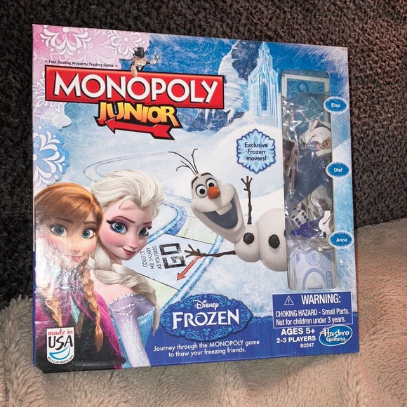 Disney Frozen Monopoly Junior - Picture 1 of 3